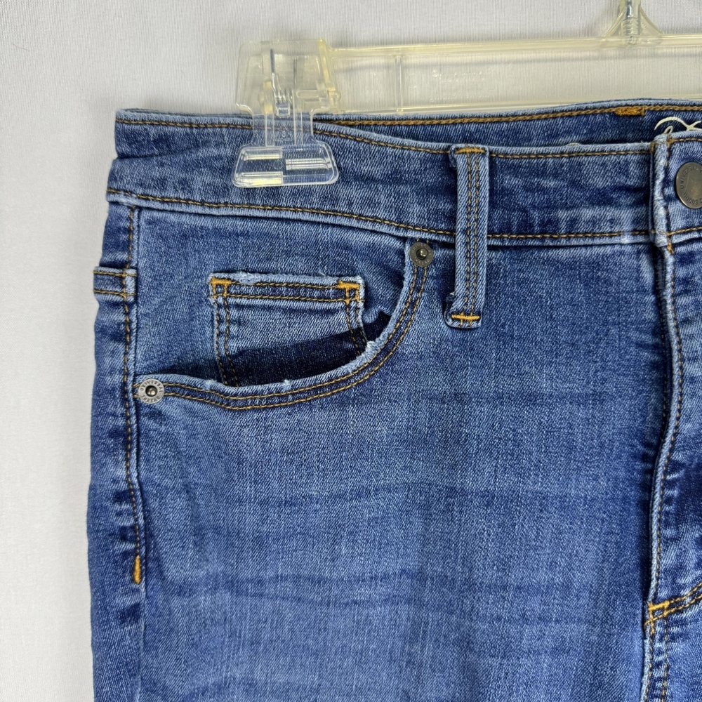 Universal Thread High Rise Skinny Distressed Womens Blue Jeans Size 8/29R - Picture 3 of 16